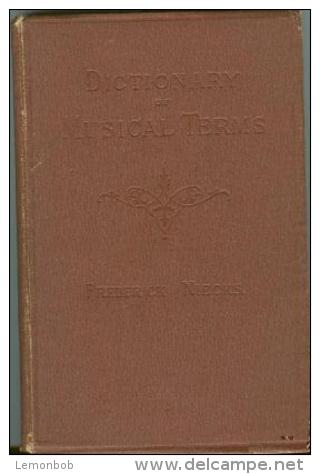 A Concise Dictionary Of Musical Terms By Frederick Niecks - 1850-1899