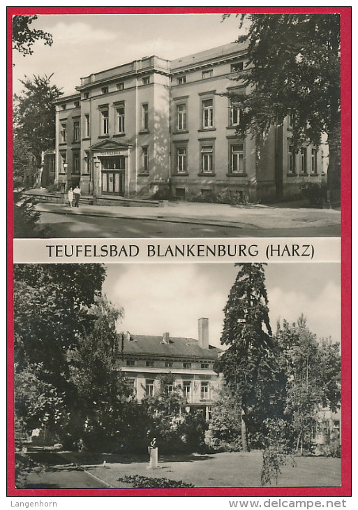 Foto-AK ´Blankenburg´ (LK Harz) Teufelsbad ~ 1973 - Blankenburg