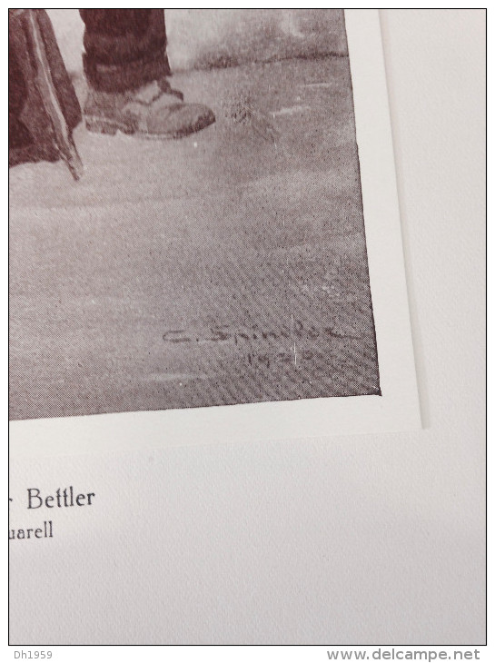 SPINDLER CHARLES AQUARELLE SELBSTVERLAG ELSASS LOTHRINGEN STRASBOURG 1934 ( PHOTOS )