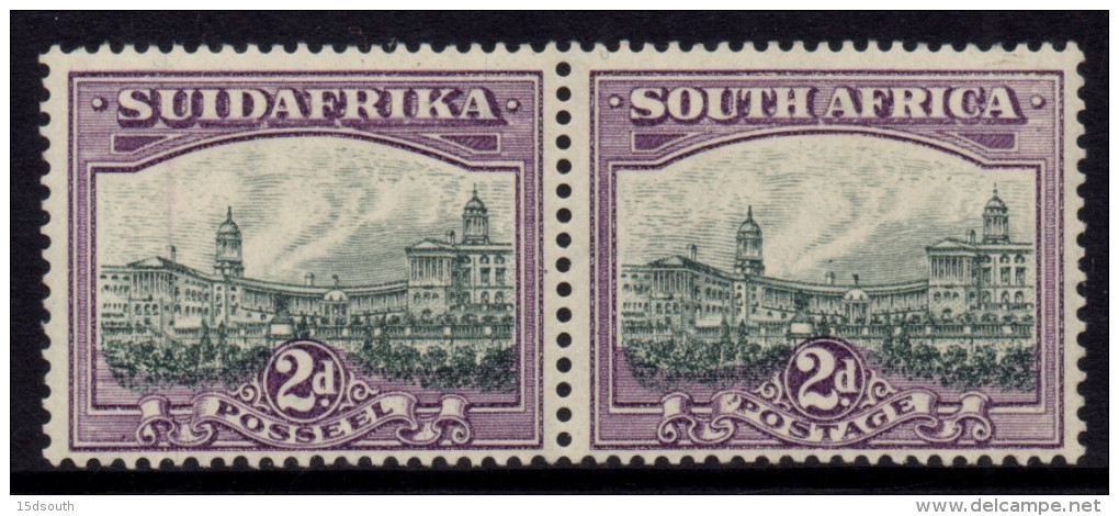 South Africa - 1930-45 Roto Pictorials 2d Pair Slate-grey And Lilac (*) # SG 44 - Ongebruikt