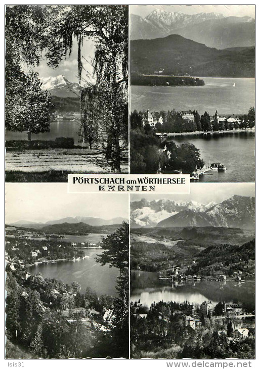 Austria - Autriche - Carinthie - Portschach Am Worthersee Karnten - Multivues - Multiview - Semi Moderne Grand Format - Pörtschach