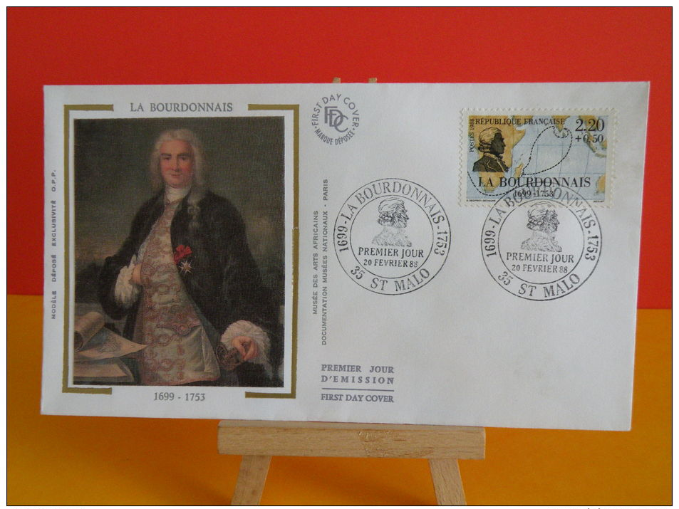 FDC - La Bourdonnais - 35 St Malo - 20.2.1988 - 1er Jour - Coté 2,20 € - 1980-1989