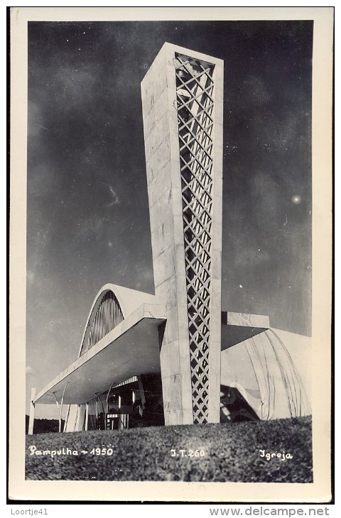 CP - Brasil Brazilie - B. Horizonte Pamputha 1950 - Igreja - Belo Horizonte