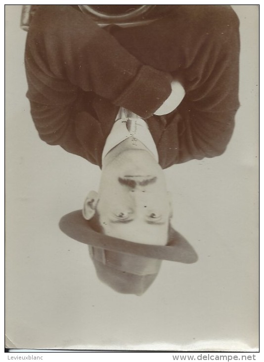Photographie /Buste D'homme Au Chapeau/Tirage Sur Papier / Vers 1910    PHOTN5 - Anonymous Persons