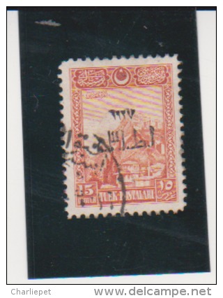 Turkey Scott # 655 Used 15g Overprint From 1927 Catalogue $5.00 - Oblitérés