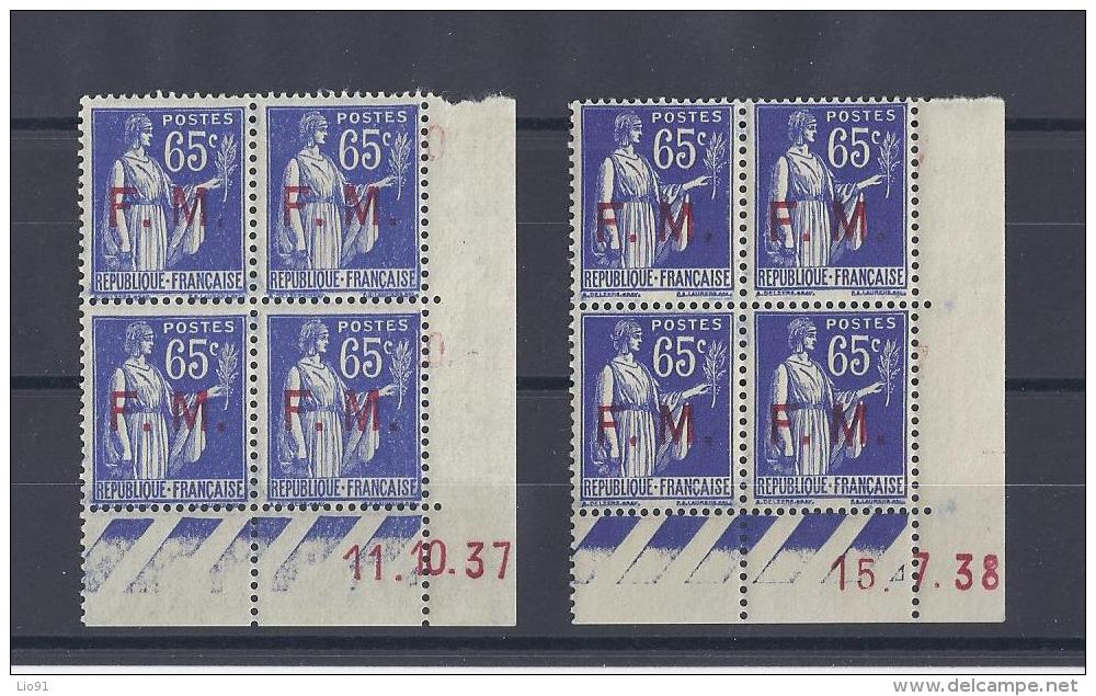 FRANCE. Franchise Militaire.Type Paix - Timbres De Franchise Militaire