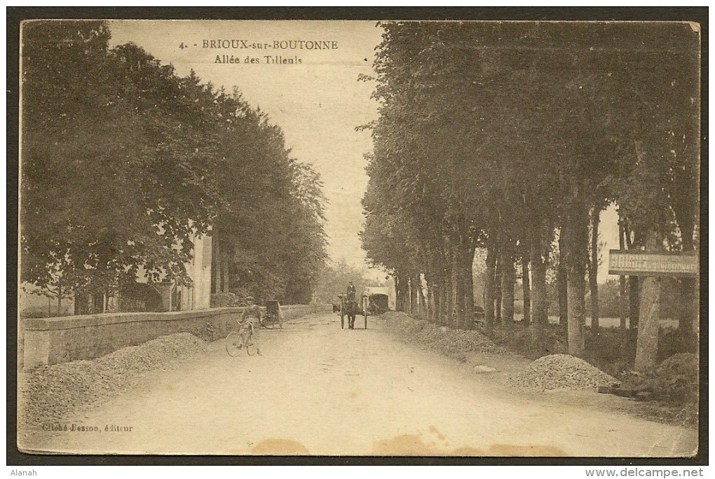 BRIOUX Sur BOUTONNE Allée Des Tilleuls (Besson) Deux Sèvres (79) - Brioux Sur Boutonne