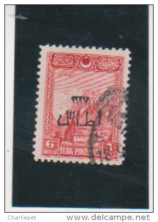 Turkey Scott # 653 Used 6g Overprint From 1927 Catalogue $1.50 - Oblitérés