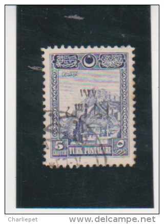 Turkey Scott # 652 Used 5g Overprint From 1927 Catalogue $4.00 - Oblitérés