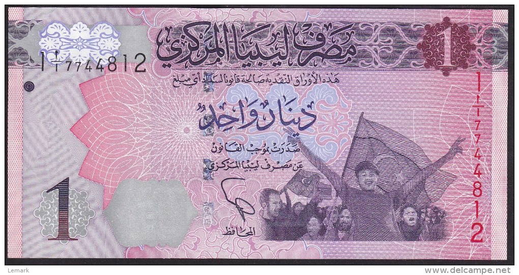 Libya 1 Dinar 2013 P76 UNC - Libye