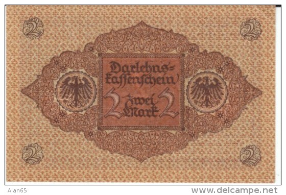 Germany #60, 2 Marks Banknote Money Currency, 1 March 1920 Date - 2 Mark