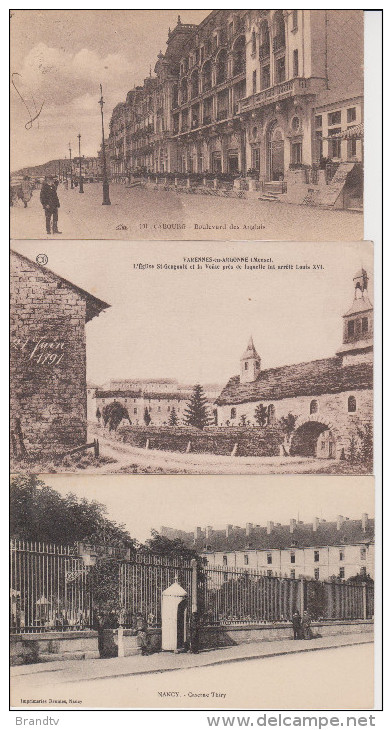 Beau Lot De 100 Cartes Postales Anciennes De Diverses Regions De France-frais De Port 8 Euros (en Recommandée) - 100 - 499 Karten