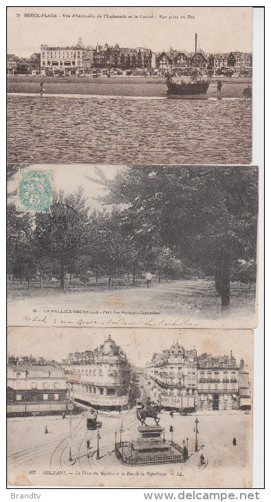 beau lot de 100 cartes postales anciennes de diverses regions de france-frais de port 8 euros (en recommandée)