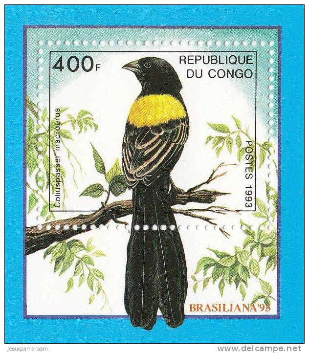 Congo Hb Pajaros - Mint/hinged