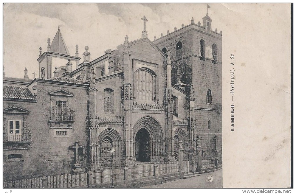 Sé De Lamego. Catedral Gótica Construída Em 1129. Excellent Post And Not Circulated In Very Good Condition. 2 Scans. - Viseu