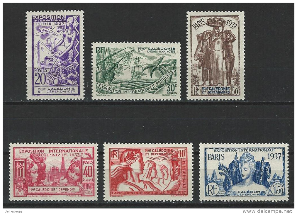 Nouvelle Calédonie Yv. 166-71, Mi 200-05 * - Neufs