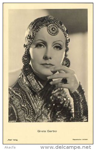 CPA Artiste Cinema Film Greta Garbo ,,Ross" Verlag 6522/4 (93468) - Autres & Non Classés