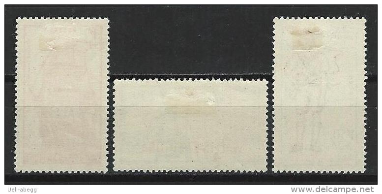 Wallis & Futuna Yv. 87-89, Mi 97-99 * - Unused Stamps