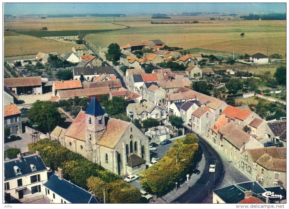 Cpm Vert Le Petit Vue Aérienne - Vert-le-Petit