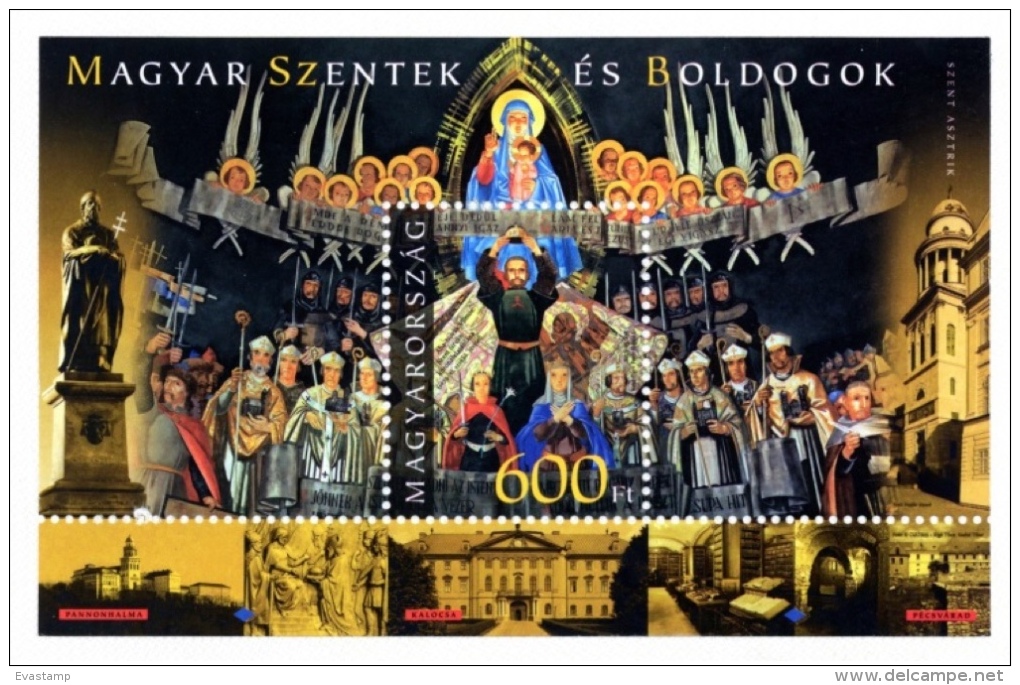 HUNGARY-2015. Souvenir Sheet Normal Version - Hungarian Saints And Blesseds - Saint Astrik, Benedictine Monk MNH!!! - Unused Stamps