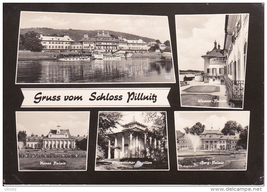 AK Gruss Vom Schloss Pillnitz - Mehrbildkarte (17534) - Pillnitz