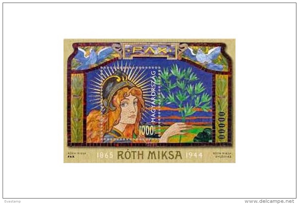 HUNGARY - 2015. Souvenir Sheet - Miksa Róth,Hungarian Glass Stainer And Mosaic Artist  MNH!!! - Unused Stamps