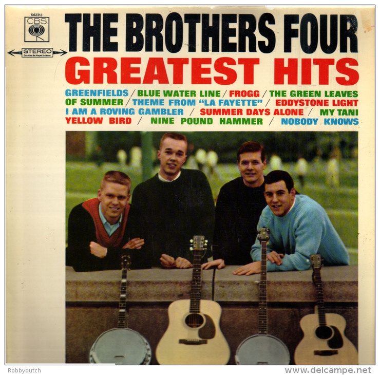 * LP *  THE BROTHERS FOUR - GREATEST HITS (stereo) (Holland 1968 EX-!!!) - Country En Folk