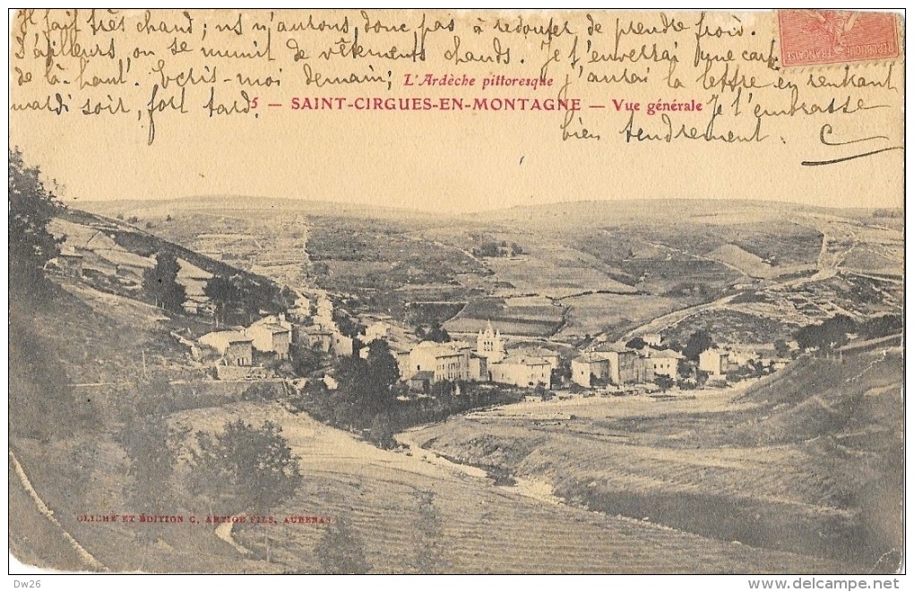 Saint-Cirgues-en-Montagne (Ardèche) - Vue Générale - Edition Artige Fils - Otros & Sin Clasificación