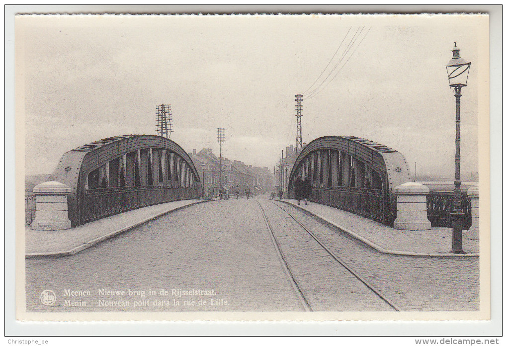 Meenen, Menen, Nieuwe Brug In De Rijselstraat (pk22402) - Menen