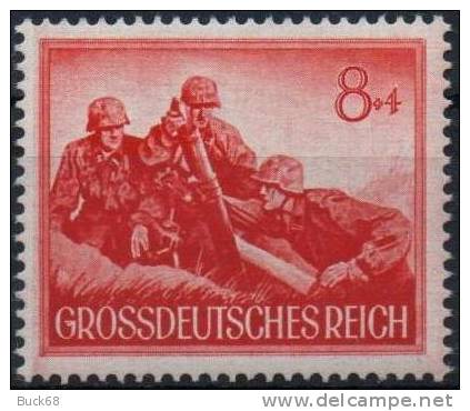 ALLEMAGNE DEUTSCHES III REICH 795 ** Militaria : Soldat De L´infanterie Et Mortier - Unused Stamps