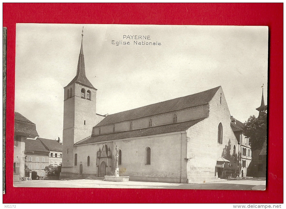 EZP-16   Payerne  Eglise Nationale. Perrochet &amp; David . Non Circulé - Payerne