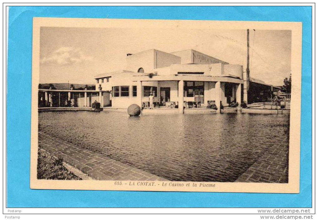 La Ciotat-le Casino Et La Piscine--années 20-30 édition La Cigogne - La Ciotat