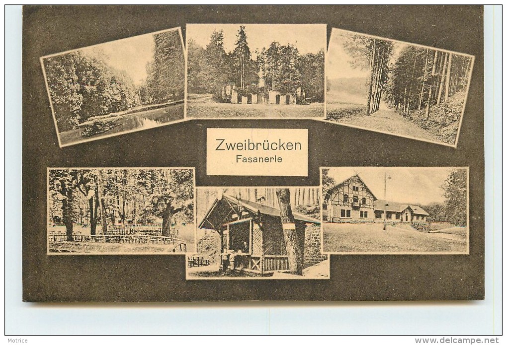 ZWEIBRÜCKEN - Fasanerie. (carte Multivues). - Zweibruecken