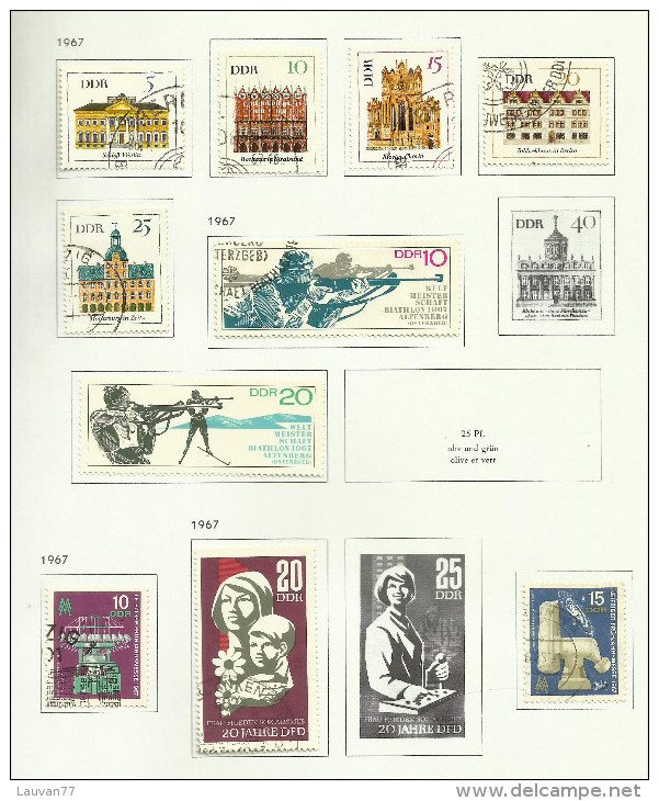 DDR N°926 à 928, 930, 931, 886, 888 Et 942 à 946, 948, 949, 951 à 953 Cote 2.80 Euros - Used Stamps