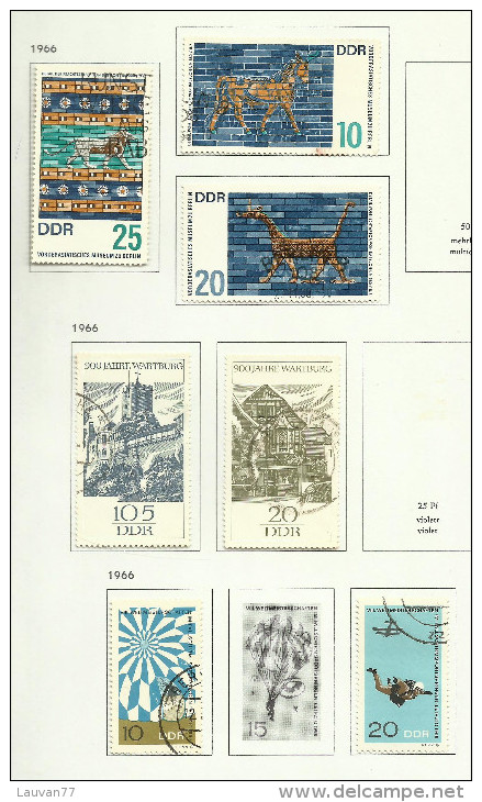 DDR N°926 à 928, 930, 931, 886, 888 Et 942 à 946, 948, 949, 951 à 953 Cote 2.80 Euros - Used Stamps