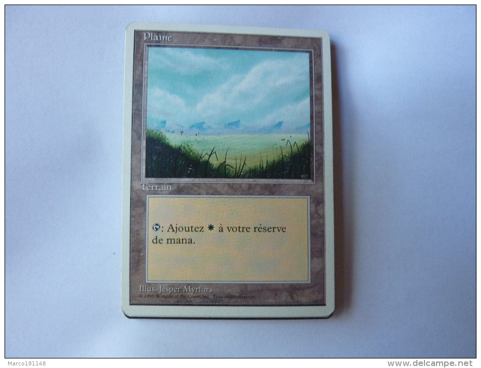 Magic The Gathering Terrain Plaine - Otros & Sin Clasificación