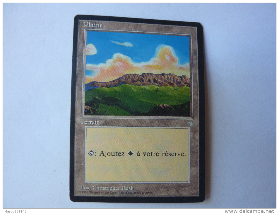 Magic The Gathering Terrain Plaine - Autres & Non Classés