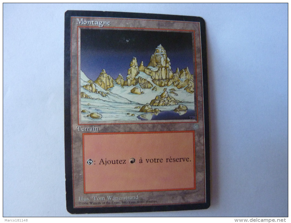 Magic The Gathering Terrain Montagne - Autres & Non Classés