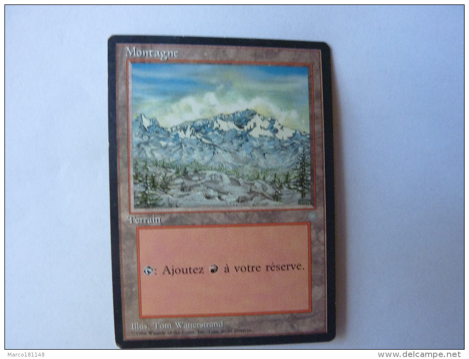 Magic The Gathering Terrain Montagne - Other & Unclassified