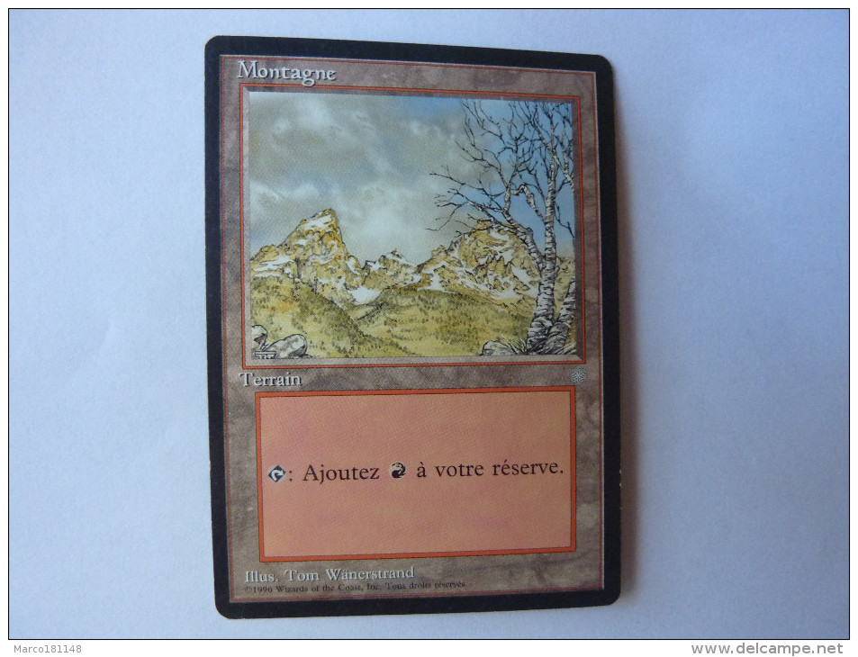 Magic The Gathering Terrain Montagne - Otros & Sin Clasificación