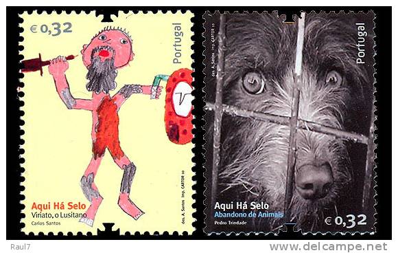 PORTUGAL 2010 2v ** (MNH) Aqui Ha Selo, Dessins D'enfants - Unused Stamps