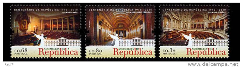 PORTUGAL 2010 3v ** (MNH) Assemblé De La République - Unused Stamps