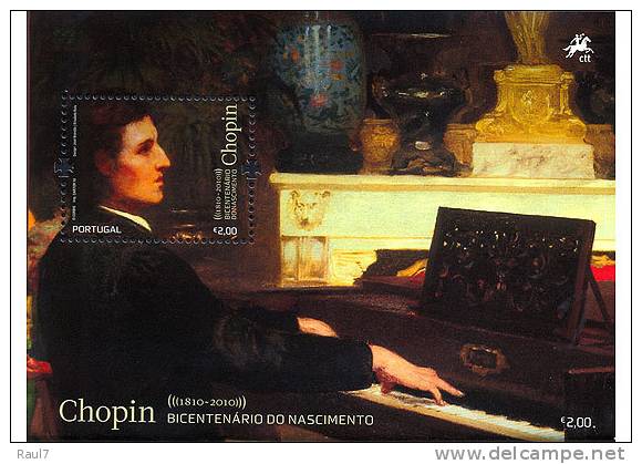 PORTUGAL 2010 1BF ** (MNH) Bicentenaire De F Chopin - Unused Stamps