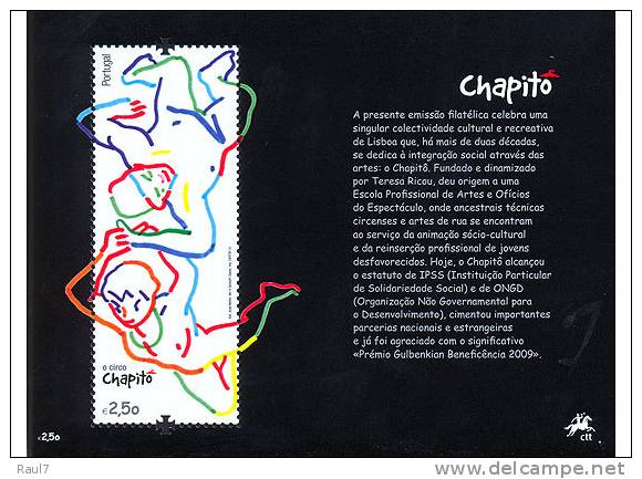 PORTUGAL 2010 1BF ** (MNH) Le Cirque Chapito - Unused Stamps