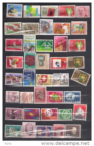 Lot 114 Switzerland Small Collection 2 Scans 80 Different Without Duplicates - Collections