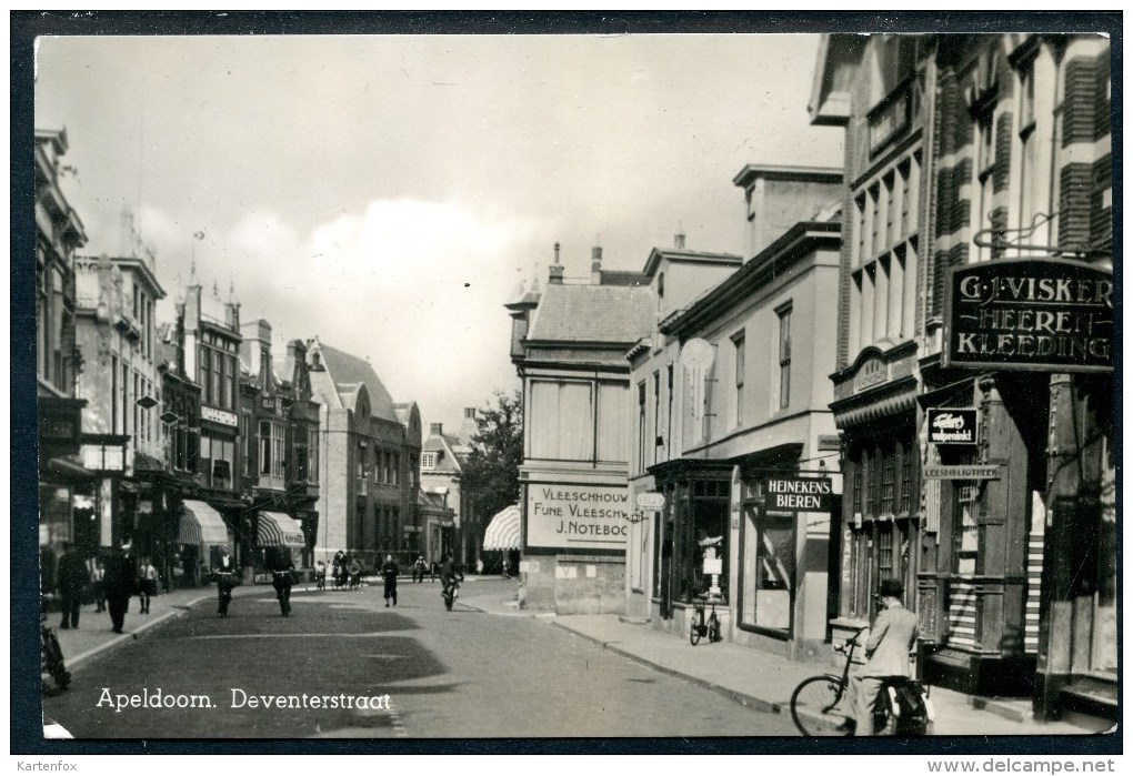 Apeldoorn, Deventerstraat, Radfahrer, Fietser, - Apeldoorn