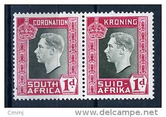 1937 - SUD AFRICA - SOUTH AFRICA - Yvert.  Nr. 79+84- LH -  (PG2082015...) Acc. Orizzontale - Nuovi