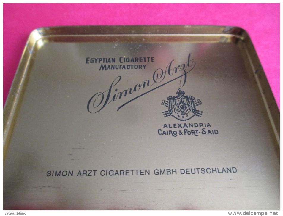 Boite En Fer/Cigarettes/Simon Artz/Egyptian Cigarette Manufactory/Alexandrie/Port-Saïd/Egypte/Vers 1930-50  BFPP42 - Dosen