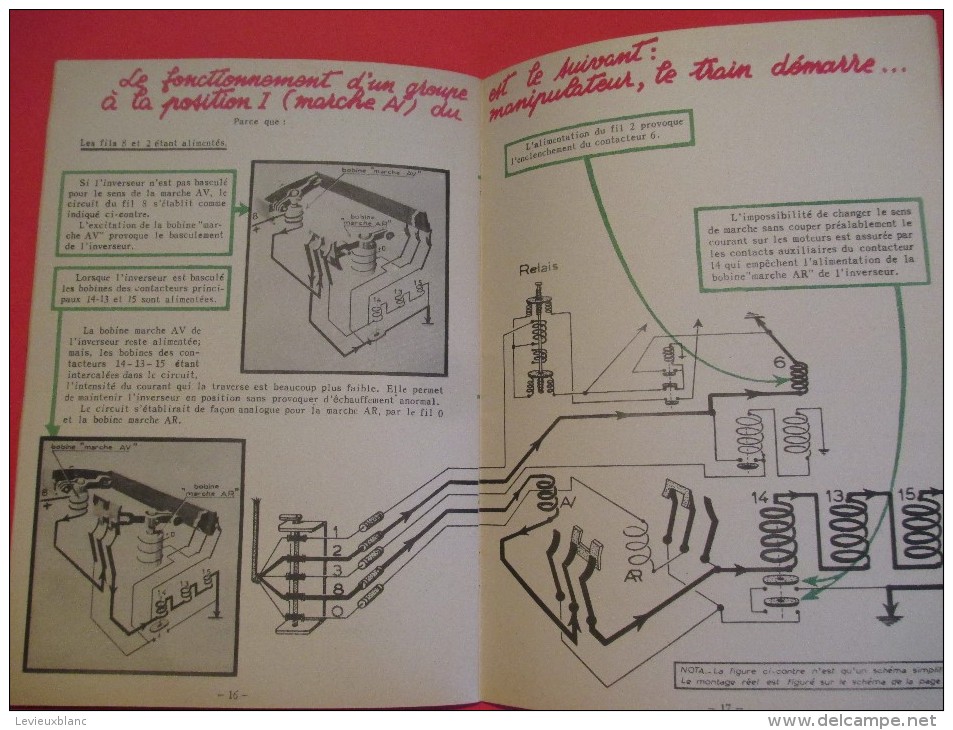 Train/ Manuels / de l'équipement Electrique des motrices SPRAGUE-THOMSON/TransportsParisiens/1947-48   TRA8