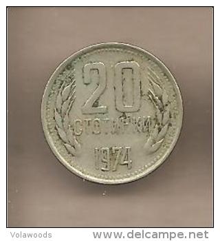 Bulgaria - Moneta Circolata Da 20 Stotinki Km88 - 1974 - Bulgaria
